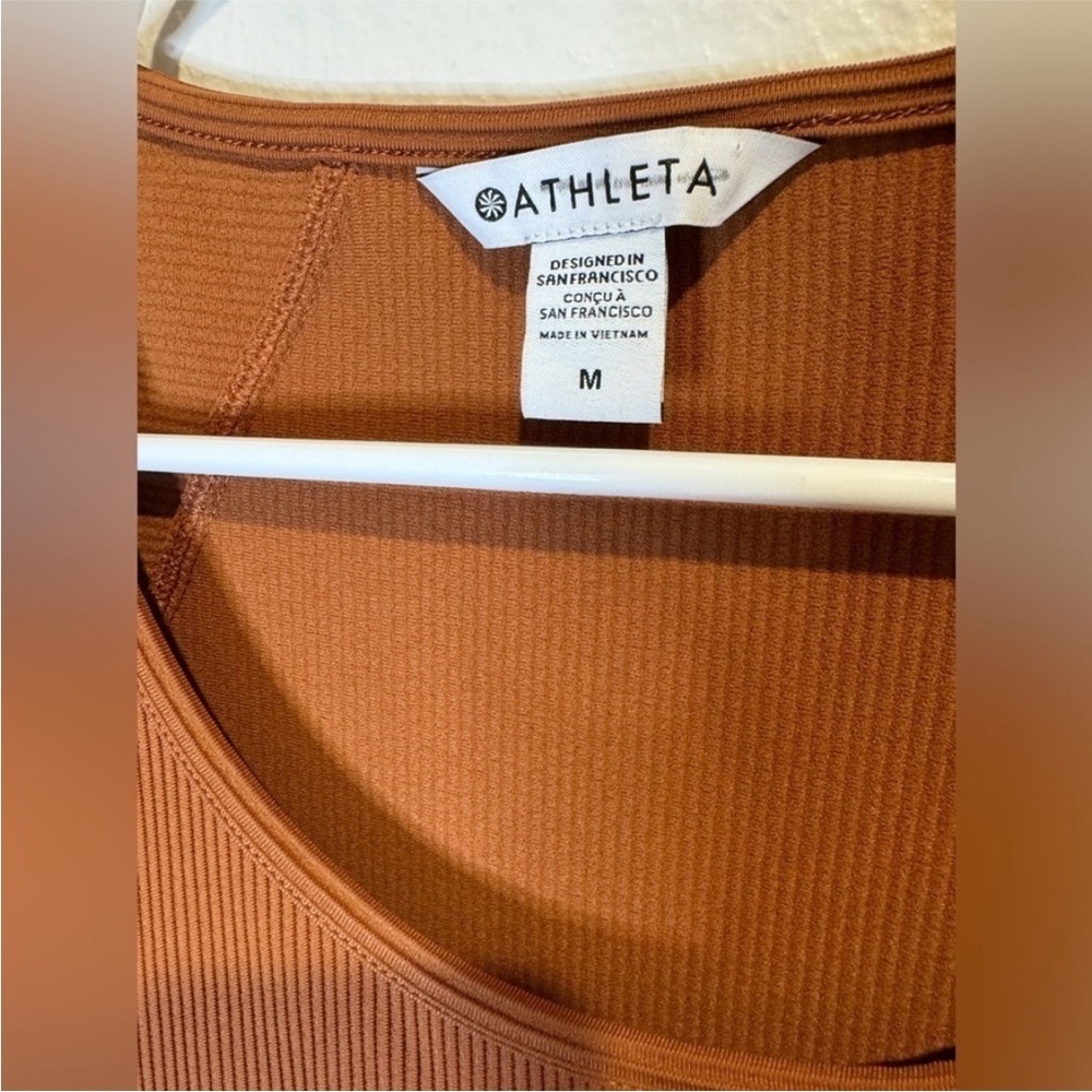 NWOT - Athleta Ribbed Sleeveless Midi Dress - Picture 4 of 4